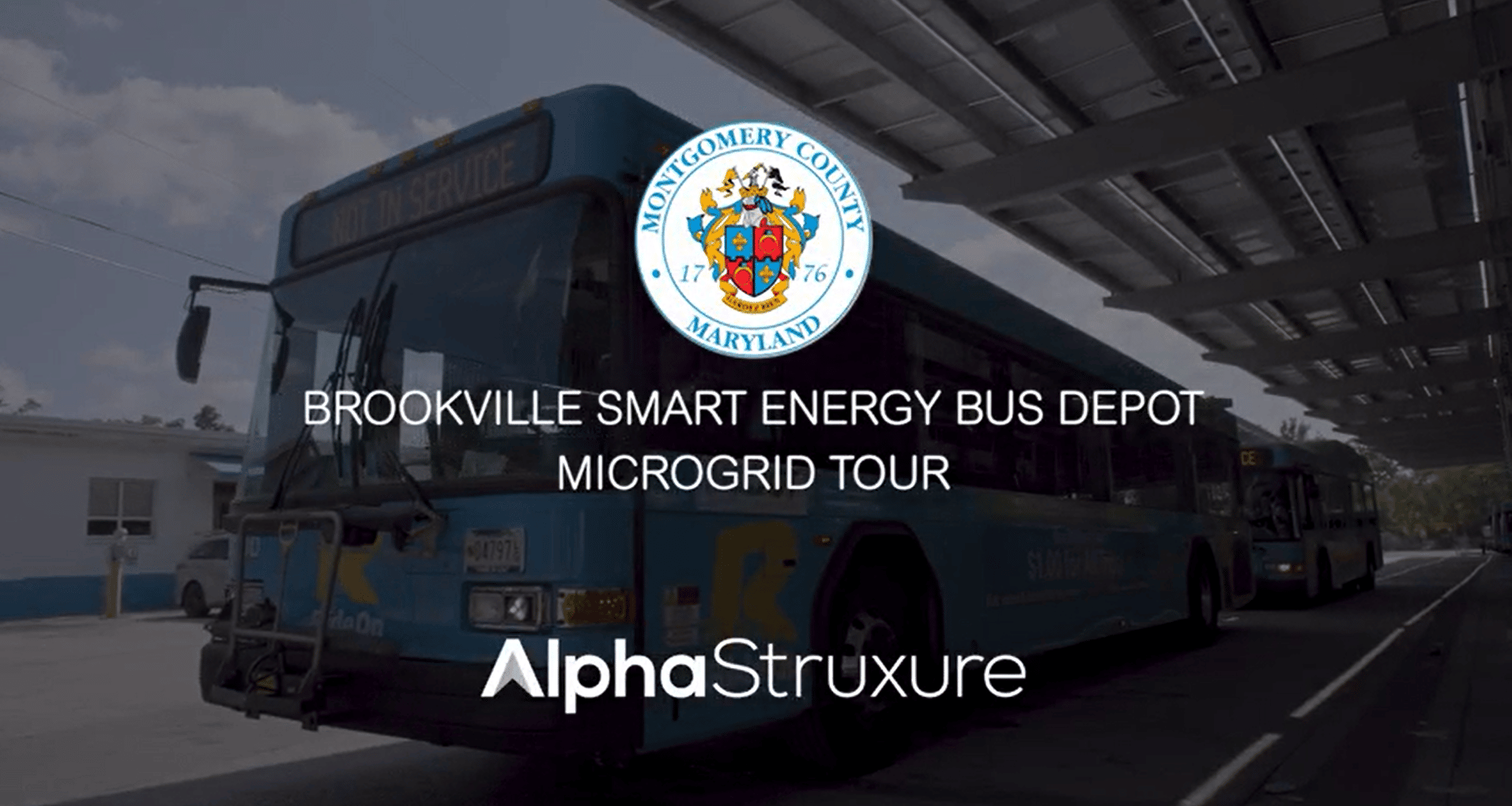 Brookville smart energy bus depot microgrid tour