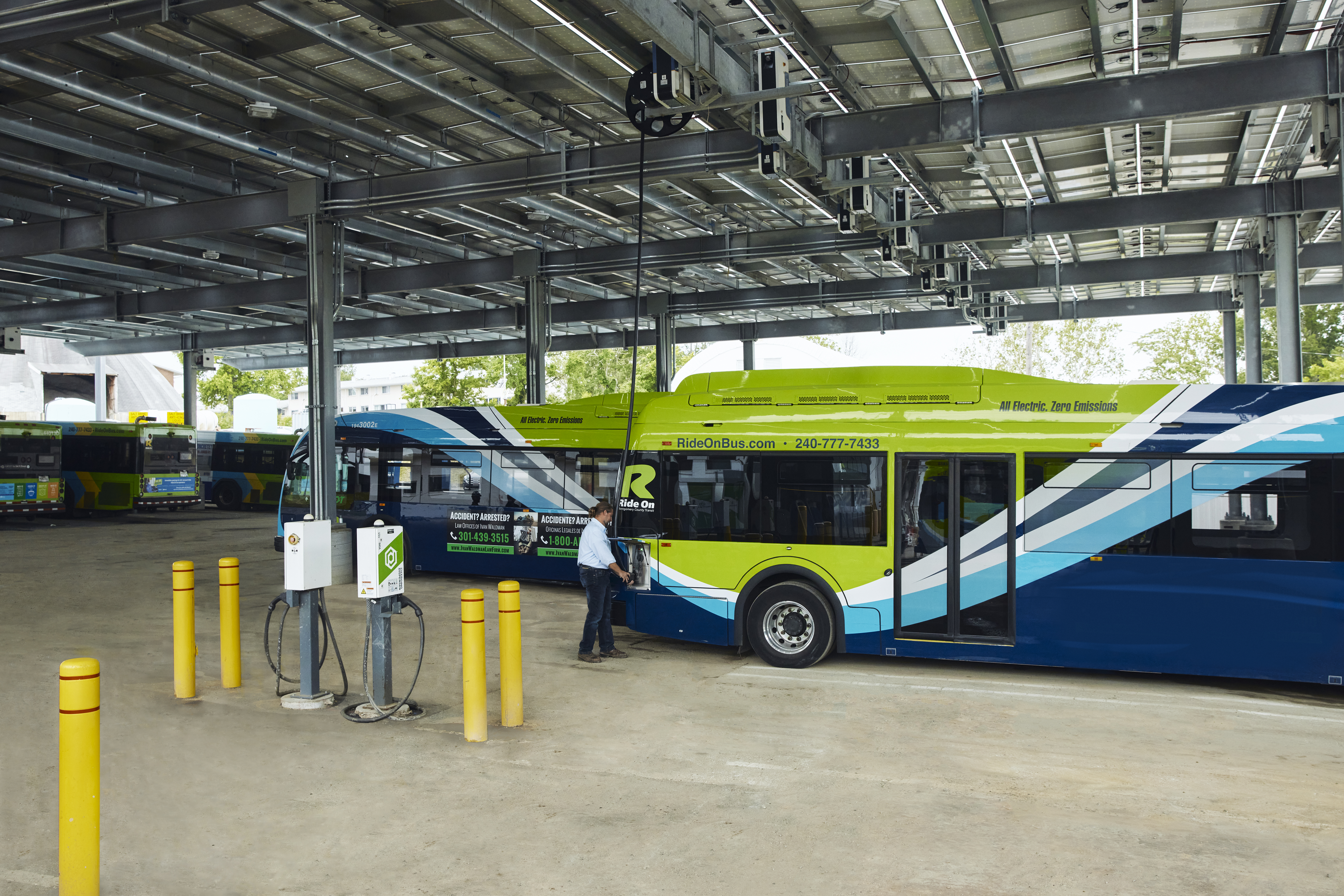 bus depot microgrid tour